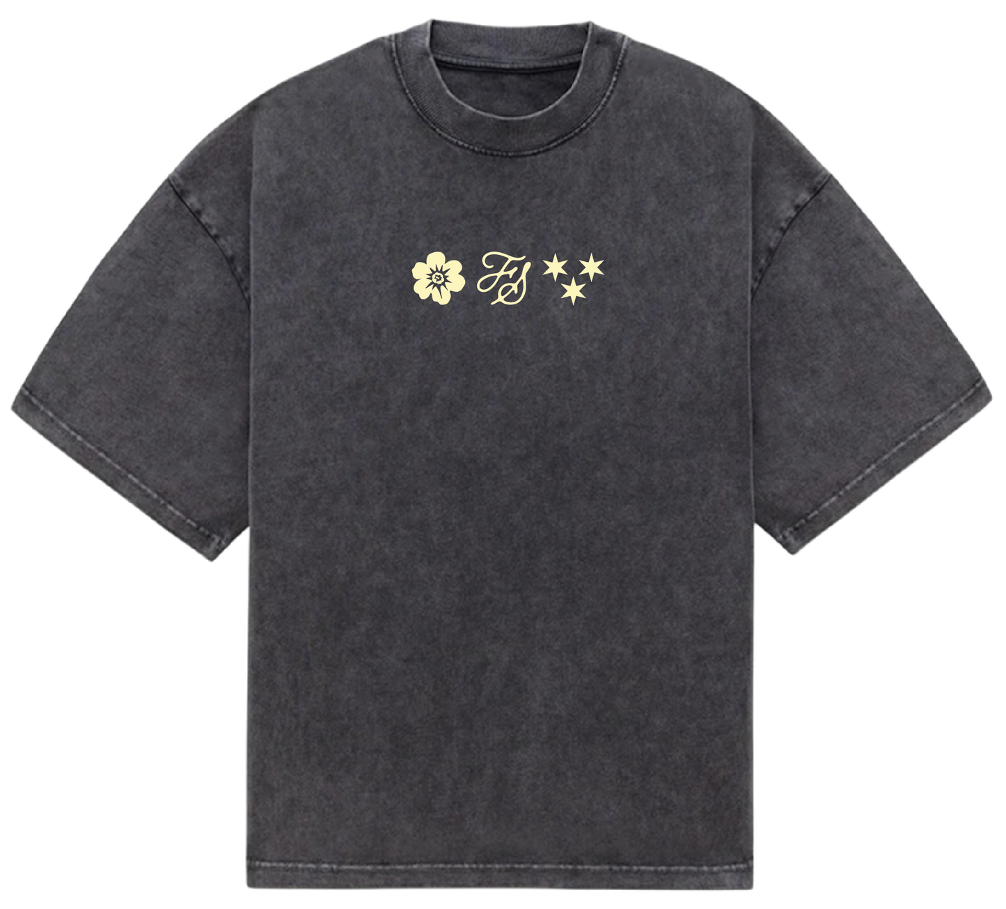 BLACK SUNFADED COLLECTION TEE