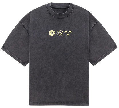 BLACK SUNFADED COLLECTION TEE