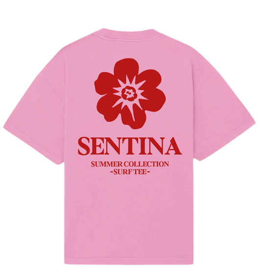 PINK SURF TEE