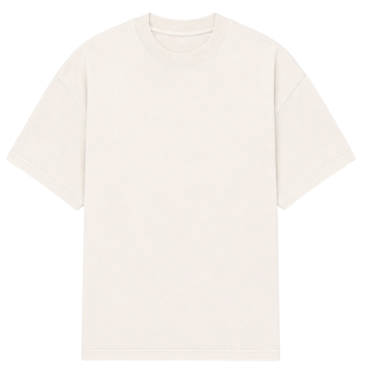VINTAGE WHITE BLANK TEE