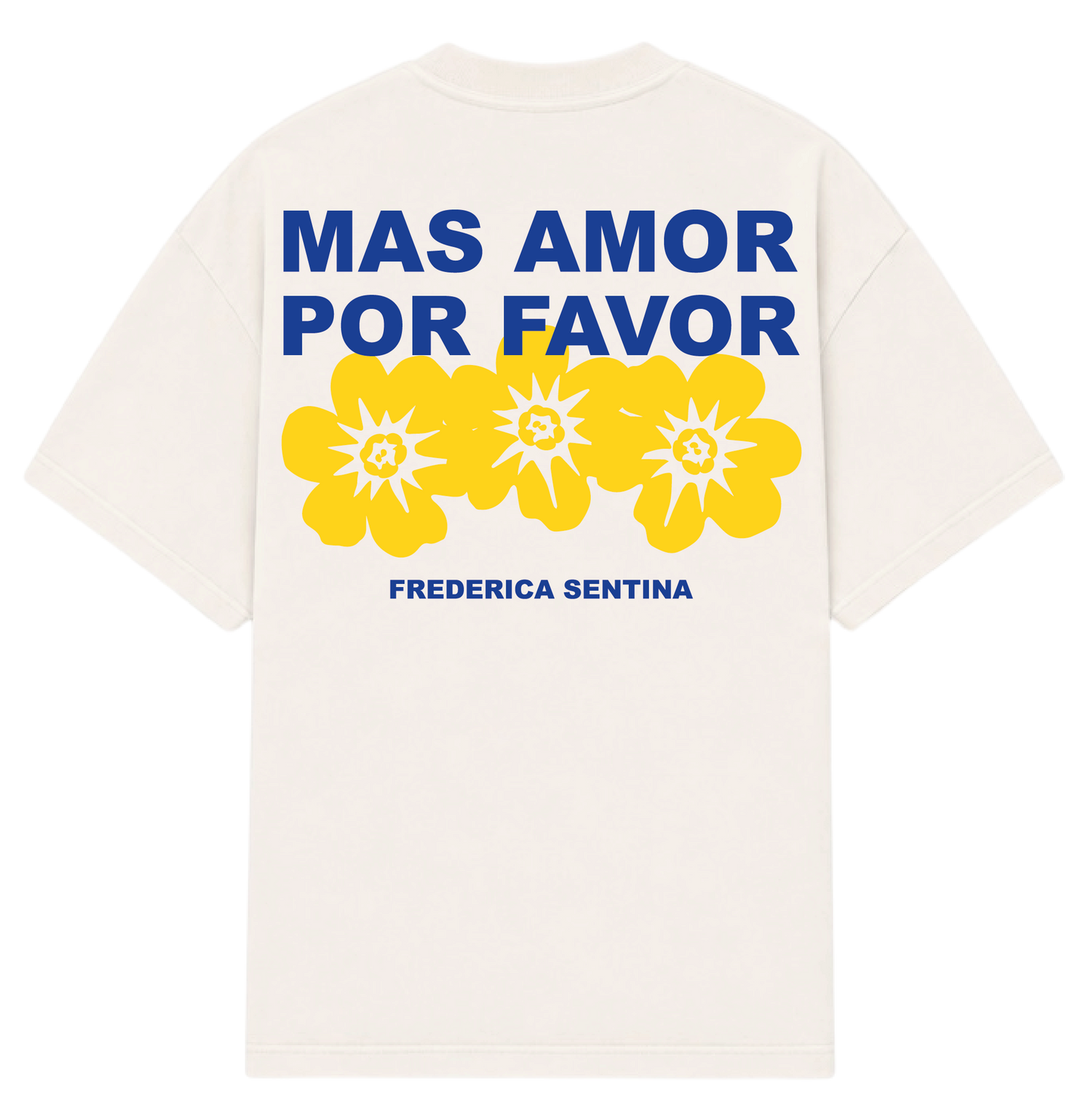 VINTAGE WHITE POR FAVOR TEE