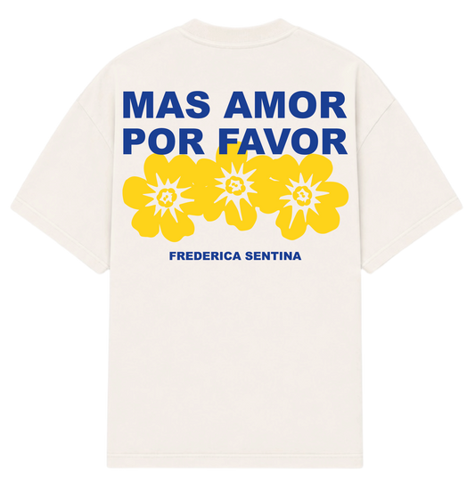 VINTAGE WHITE POR FAVOR TEE