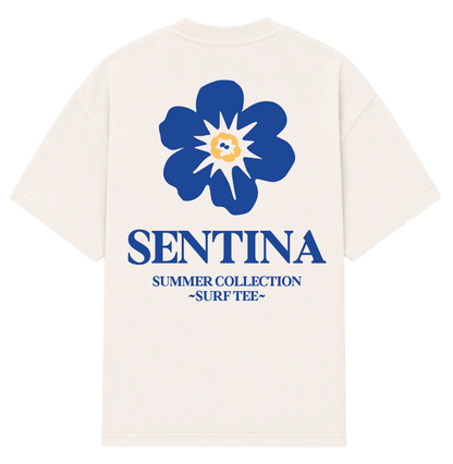 VINTAGE WHITE SURF MYOSOTIS TEE