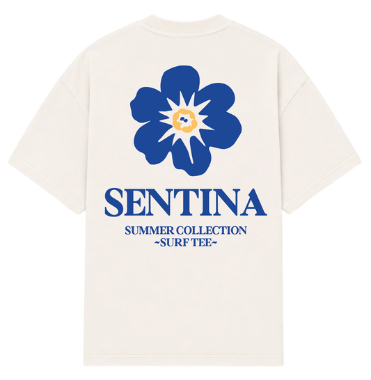 VINTAGE WHITE SURF MYOSOTIS TEE