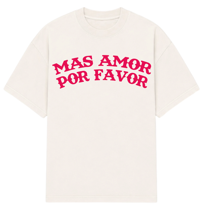 VINTAGE WHITE MAS AMOR TEE