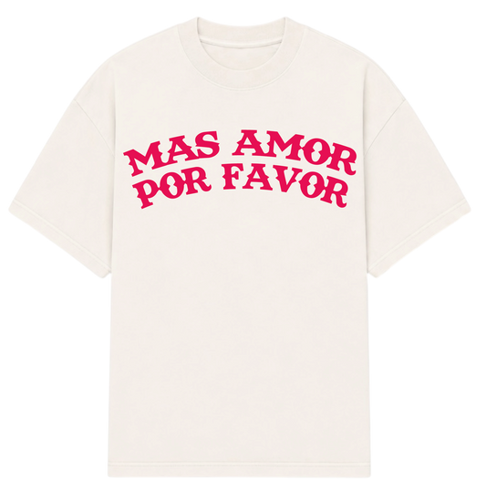 VINTAGE WHITE MAS AMOR TEE