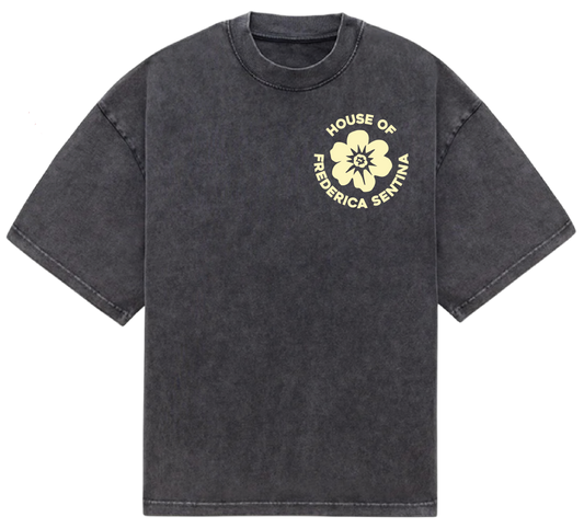 BLACK SUNFADED HOUSE OF TEE