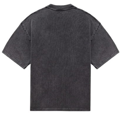 BLACK SUNFADED BLANK TEE