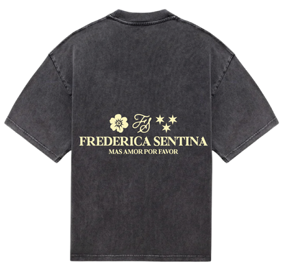 BLACK SUNFADED COLLECTION TEE