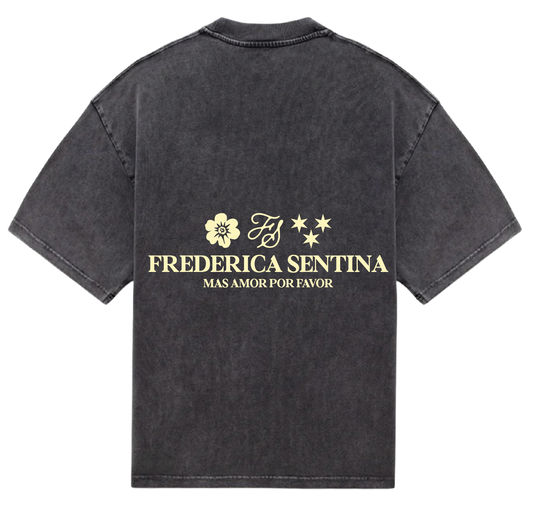 BLACK SUNFADED COLLECTION TEE