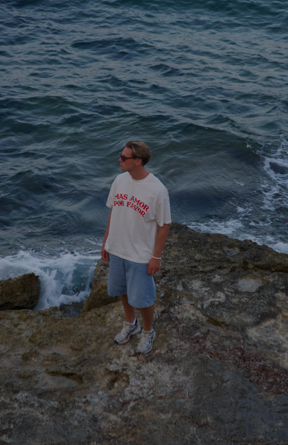 VINTAGE WHITE MAS AMOR TEE