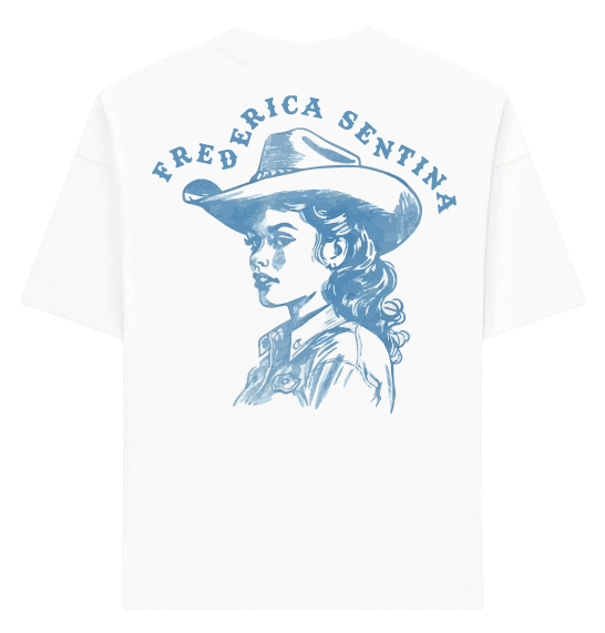 COWGIRL T-SHIRT BLUE