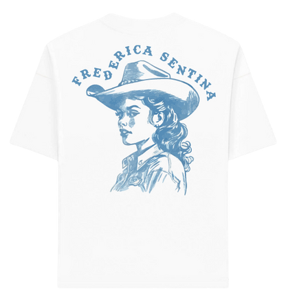 COWGIRL T-SHIRT BLUE