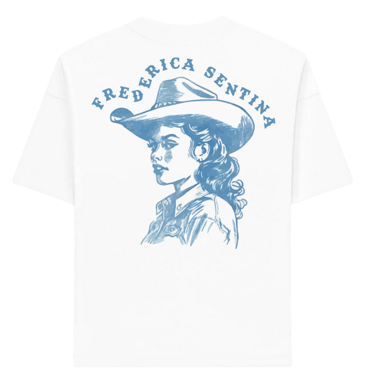 COWGIRL T-SHIRT BLUE